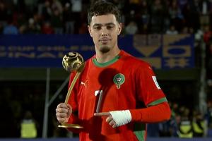 模板C羅？摩洛哥邊鋒瑪瑪世青賽1球4助獲金球獎(jiǎng)，效力于沃特福德