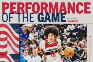 22歲前30分10板5三分+2斷+2帽！凱肖恩-喬治今日數(shù)據(jù)比肩文班盧卡