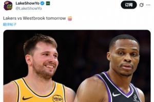 湖人自媒體預熱：明天湖人VS威少哦！拿好爆米花??