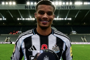 表現(xiàn)穩(wěn)健！佳夫當(dāng)選紐卡10月最佳球員