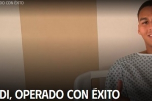 畢巴官方：24歲前鋒桑納迪成功接受右膝半月板手術(shù)