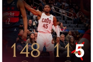 整活！騎士官推轉發(fā)NBA聲明 曬昨日比分圖給奇才加了一分