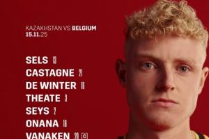 贏球即出線！比利時(shí)客戰(zhàn)哈薩克斯坦首發(fā)：特羅薩德、多庫出戰(zhàn)