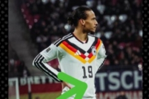 雙響建功！德國(guó)隊(duì)官方：薩內(nèi)獲球迷半數(shù)投票，當(dāng)選隊(duì)內(nèi)本輪最佳