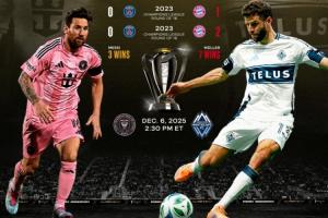 爭總冠軍??美職聯(lián)官推曬梅西穆勒交手記錄：梅西3勝、穆勒7勝