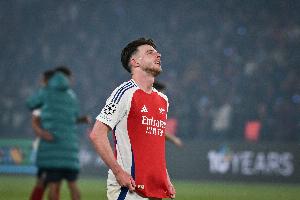 標晚：賴斯、特羅薩德缺席阿森納訓(xùn)練，阿爾特塔歐冠預(yù)計會輪換