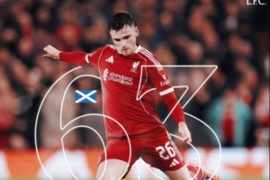 羅伯遜生涯63次在歐冠聯(lián)賽登場(chǎng)，創(chuàng)蘇格蘭球員出場(chǎng)次數(shù)紀(jì)錄