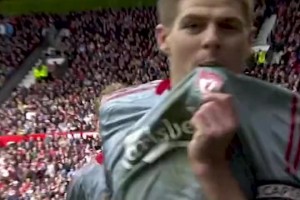 2009年“雙紅會”，杰拉德之吻