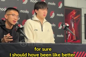 被隔扣！楊瀚森：我的防守站位選擇還不夠好！需要總結(jié)自己的不足