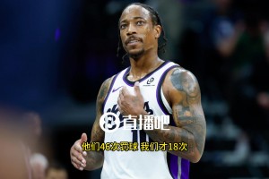 德羅贊吐槽：湖人46次罰球太瘋狂了！我們才18次！很多還是向裁判乞求來的