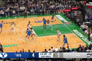 在凱爾特人主場進行！明年狀元大熱迪班薩今日砍瓜切菜25分