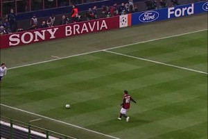 小羅在09年面對皇馬時的精彩瞬間